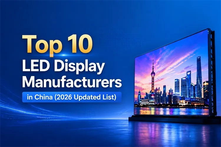 Top 10 LED Display Manufacturers in China